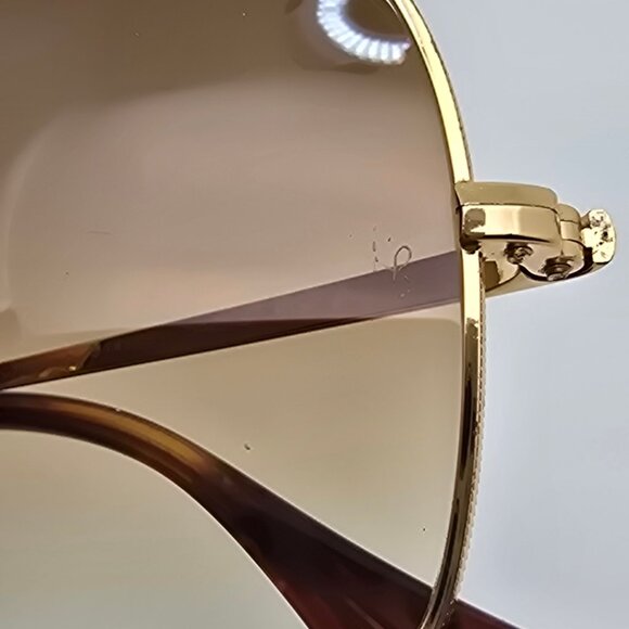 Ray-Ban RB1969 914/751 Rectangle Arista Gold Frame Brown Gradient Len Sunglasses - Picture 13 of 15
